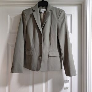 Calvin Klein Women's Gray Blazer